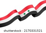 syrian flag  on white... | Shutterstock .eps vector #2170331521