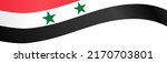 syrian flag  on white... | Shutterstock .eps vector #2170703801