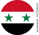 syria flag in circle shape... | Shutterstock .eps vector #2171246167