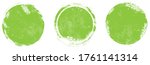 circle grunge stamp set. round... | Shutterstock .eps vector #1761141314