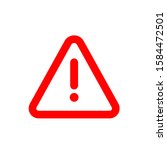 attention icon  vector... | Shutterstock .eps vector #1584472501