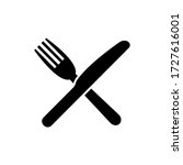 fork and knife icon  logo... | Shutterstock .eps vector #1727616001