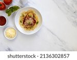 Small photo of A Plate of Chicken Parmesean