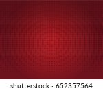 red and black halftone... | Shutterstock .eps vector #652357564