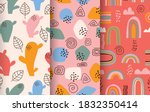 hand drawn abstract pattern... | Shutterstock .eps vector #1832350414