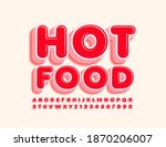 vector logo hot food for cafe ... | Shutterstock .eps vector #1870206007