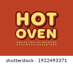 vector logo hot oven for cafe ... | Shutterstock .eps vector #1922493371