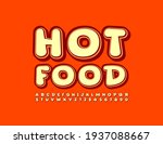 vector bright sign hot food.... | Shutterstock .eps vector #1937088667