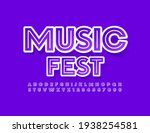 vector bright flyer music fest. ... | Shutterstock .eps vector #1938254581