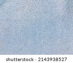 Small photo of blue concrete when used in the elapsed time,Blue painted concrete surfaces for home interior painting.