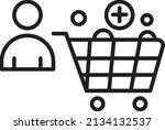 procurement icon  purchase... | Shutterstock .eps vector #2134132537