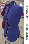 Small photo of Female lady valet mannequin with adjustable sizes dressmaking several woman body size