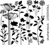 Plant Silhouettes - Free Vector Art