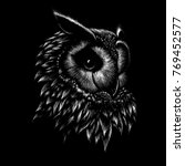 The Vector Logo Owl For T Shirt ...