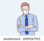 young business man in shirt... | Shutterstock .eps vector #2009267921