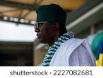 Small photo of Nigerians Celebrate Independence Day in Lagos on Oct 1, 2022. Babajide Sanwo Olu, Governor of Lagos State, observing the parade to mark Nigeria's 62nd Independence Day Anniversary.