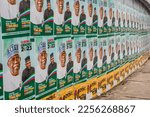 Small photo of Election advert posters of the APC Presidential candidate Bola Ahmed Tinubu, Lagos, Nigeria on Monday 30, 2023. Nigeria will hold general elections in the coming month of February.