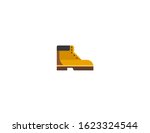 Man's Boot Vector Flat Icon....