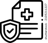 safeguard  medical insurance ... | Shutterstock .eps vector #2105211227