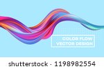 modern colorful flow poster.... | Shutterstock .eps vector #1198982554