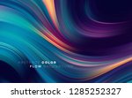 modern colorful flow poster.... | Shutterstock .eps vector #1285252327