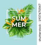 summer tropical background with ... | Shutterstock .eps vector #1937670547