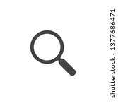 magnifying glass  search icon... | Shutterstock .eps vector #1377686471