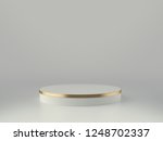white and golden product stage. ... | Shutterstock . vector #1248702337