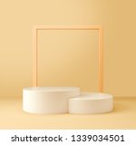 white product stand  light... | Shutterstock . vector #1339034501
