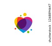 Love Heart Creative Logo...