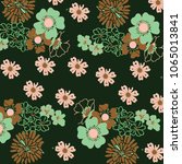floral panttern in vector | Shutterstock .eps vector #1065013841