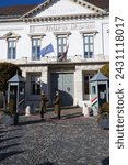 Small photo of 29 November 2023 Hungary - Presidential Palace Sandor's Changing of the Guard: A proud tradition atop Buda Castle Hill