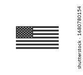 black american flag. stock... | Shutterstock .eps vector #1680780154