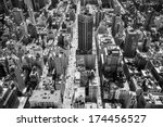 Aerial View Of Manhattan  New...