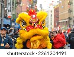Small photo of The 25th Annual Chinese Lunar New Year Parade and Festival celebrated in Manhattan-Chinatown on February 12, 2023 in New York City.