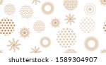 abstract geometric christmas... | Shutterstock .eps vector #1589304907