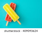 Strawberry Popsicle And Lemon...