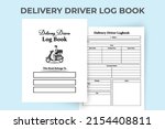 delivery driver notebook... | Shutterstock .eps vector #2154408811