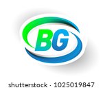 initial letter bg logotype... | Shutterstock .eps vector #1025019847