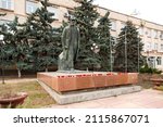 Small photo of Comrat, Moldova - November 8, 2014: view of the monument to Vladimir Ilyich Ulyanov (more precisely, his pseudonym Lenin) in the city center.