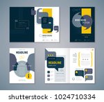 cover book design set  speech... | Shutterstock .eps vector #1024710334