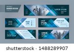 abstract banner design web... | Shutterstock .eps vector #1488289907