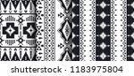 ethnic seamless patterns.... | Shutterstock .eps vector #1183975804