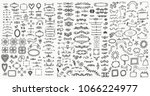black decorative ornate frames... | Shutterstock .eps vector #1066224977