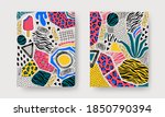 abstract contemporary art... | Shutterstock .eps vector #1850790394