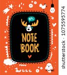 Vector Note Book Cover With...