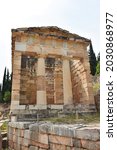 Athenian Treasury Building At...
