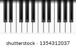 Realistic Piano Keys  Vector...