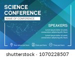 science conference business... | Shutterstock .eps vector #1070228507