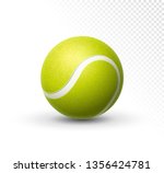 vector tennis ball isolated on... | Shutterstock .eps vector #1356424781